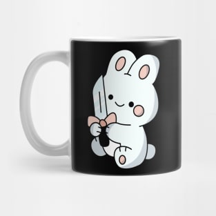 Funny bunny, with knife! Mug